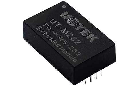 工業TTLL轉RS-232隔離通訊收發器模塊_UT-M232 TTL轉RS-232(5V)模塊