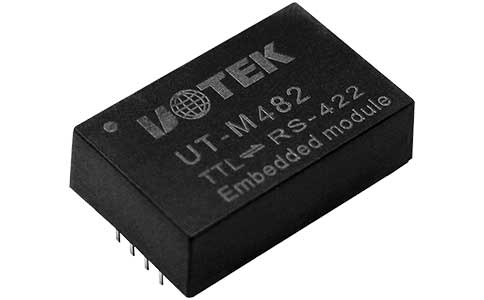 工業串口通信自動收發模塊_UT-M482 TTL轉RS-485/422(5V)模塊